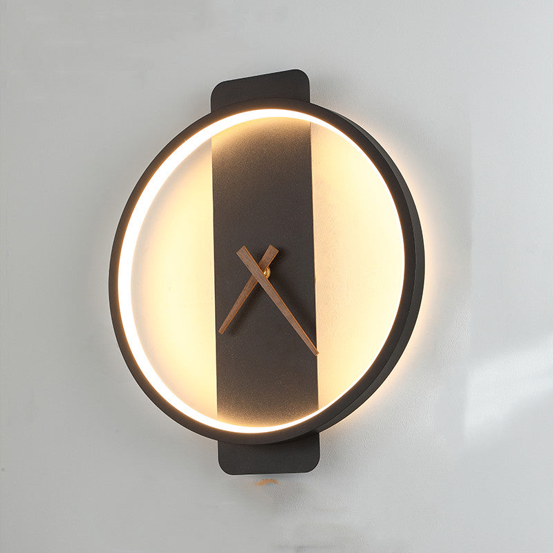 Moderne LED Wanduhr