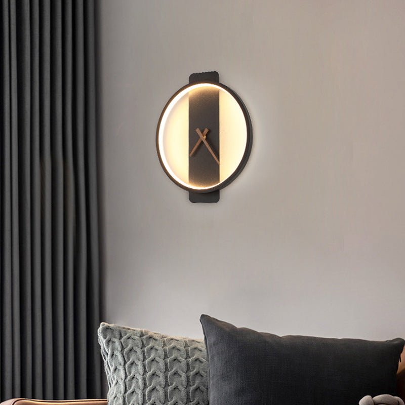 Moderne LED Wanduhr