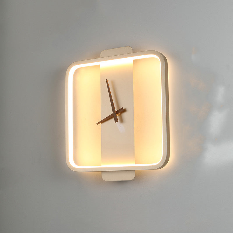 Moderne LED Wanduhr