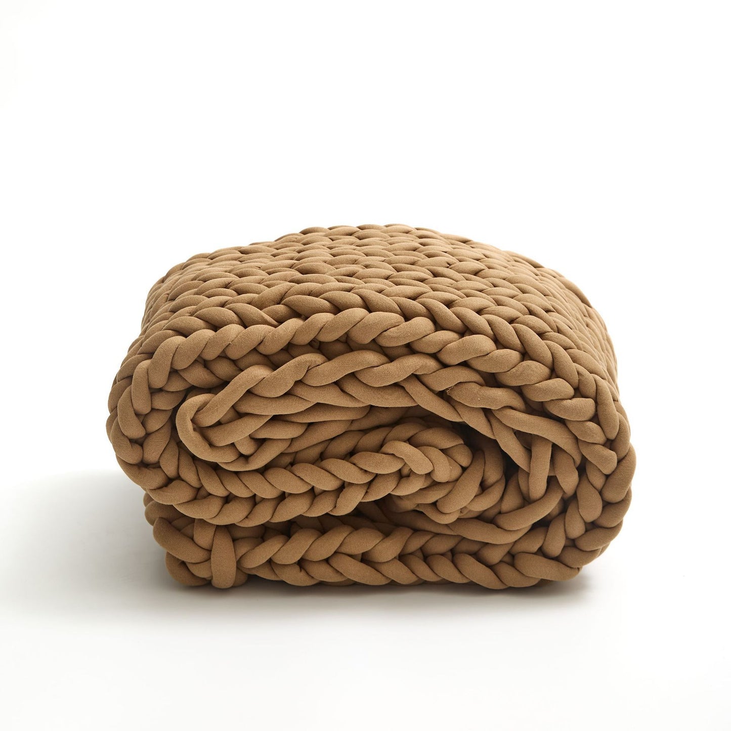 Grobstrickdecke