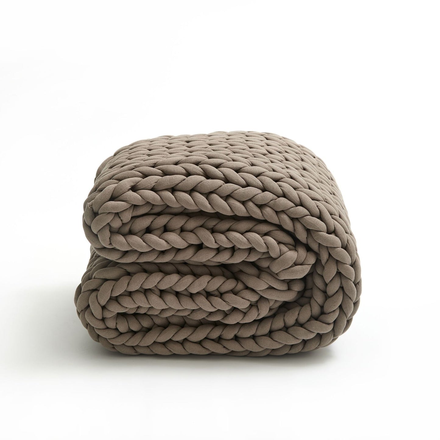 Grobstrickdecke