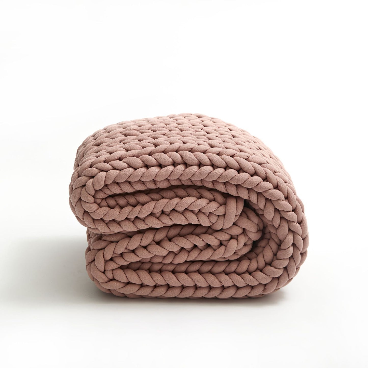 Grobstrickdecke